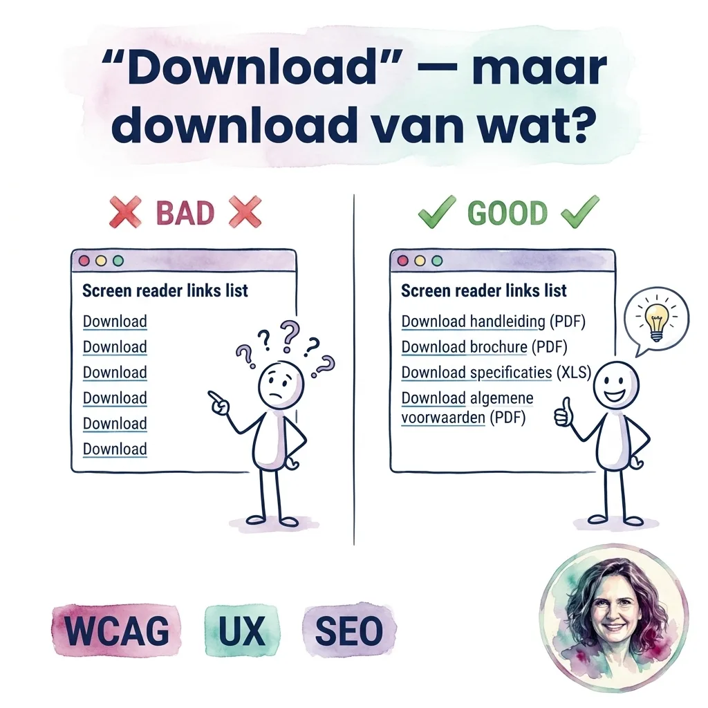 "Download" — maar download van wat?