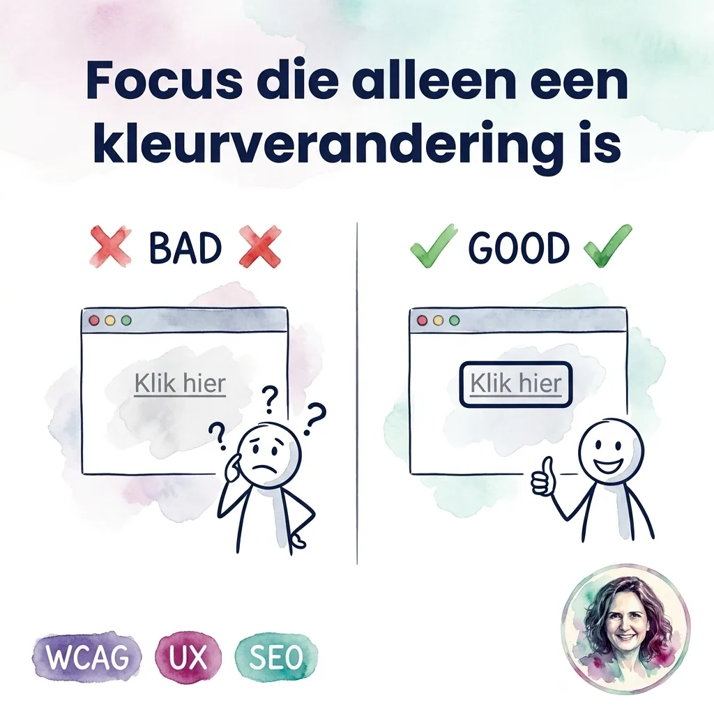 Focus die alleen een kleurverandering is