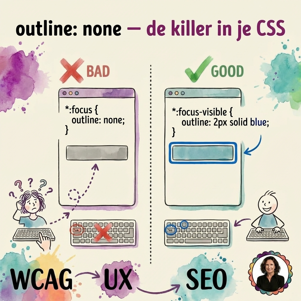 outline: none — de meest destructieve regel in CSS