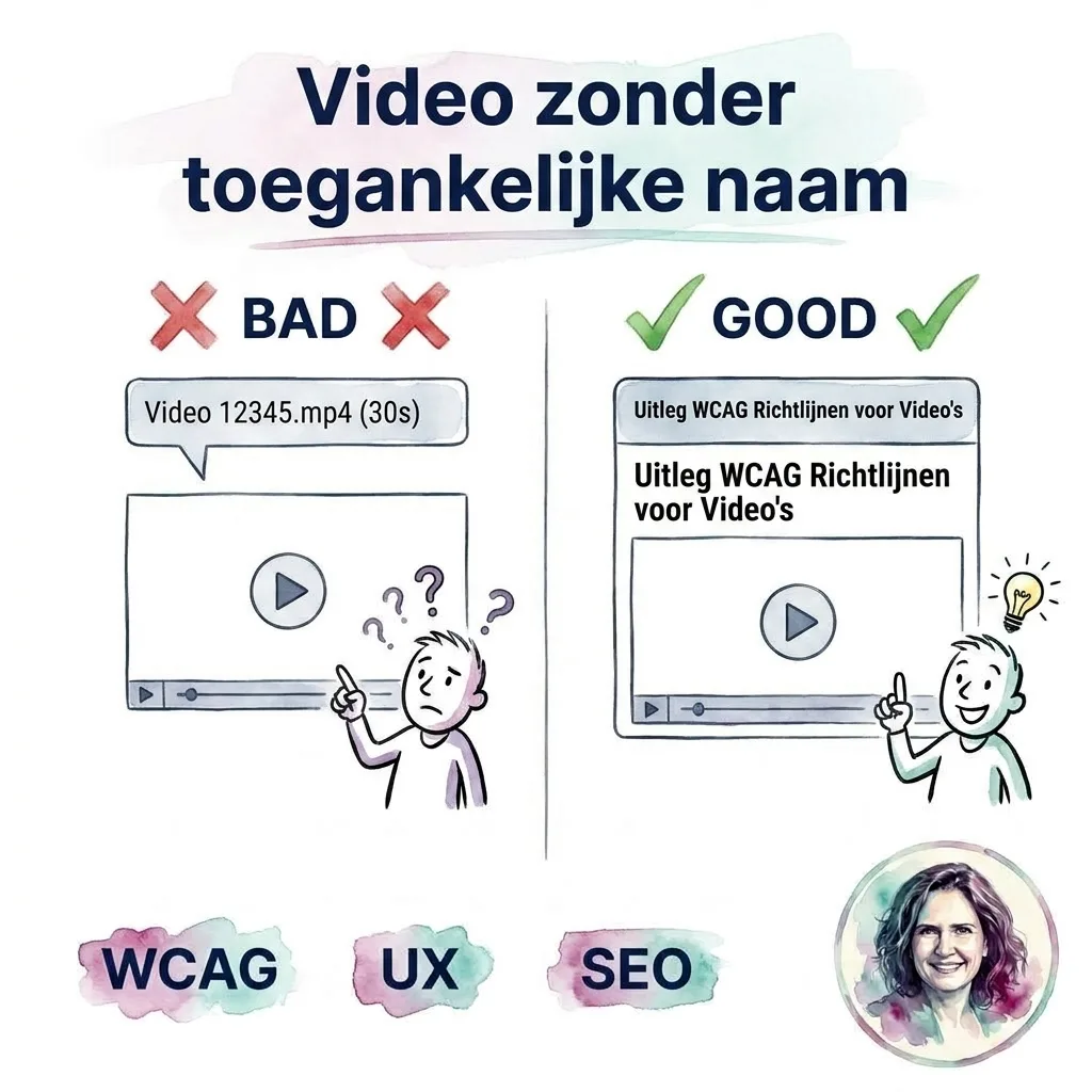Video zonder toegankelijke naam